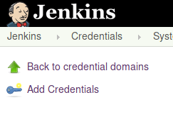 Jenkins Add Credentials