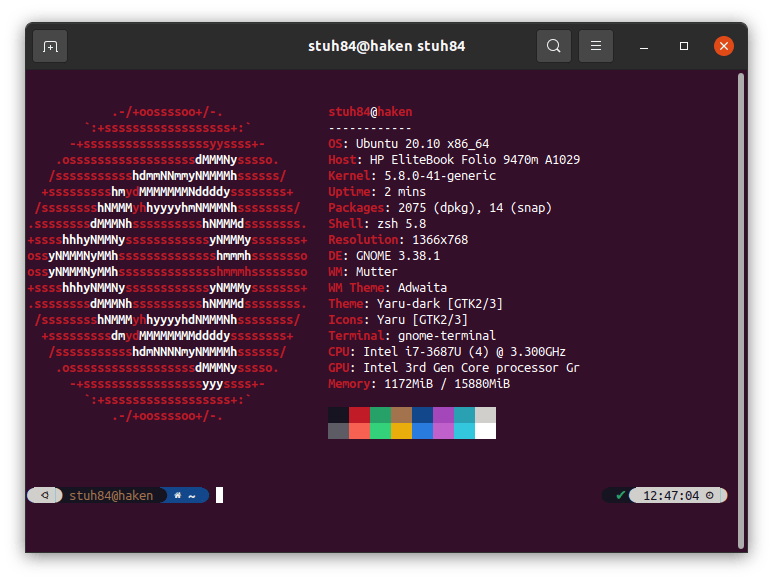 Haken Ubuntu Terminal